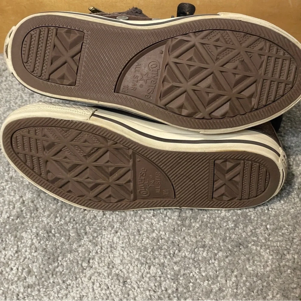 Converse Kids Brown Chuck Taylor‎ Boots Unisex Kids Size 12.5
